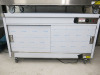 Parry 2 Sliding Door Mobile Hot Cupboard, Model HOT15, S/N 170260791, YOM 2024. Size H89 x W150 x D62cm.