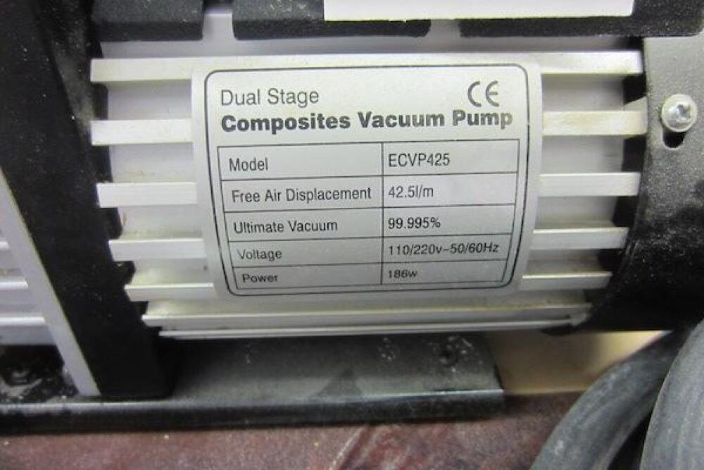 Easy Composites Dual Stage Composites Vacuum Pump, Model ECVP42J.