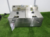 Buffalo 2800w Countertop Twin Well Deep Fat Fryer, Model FC257.