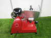 Berkel Red Line 250 Meat Slicer in Red. - 4