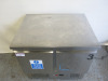 Atosa Stainless Steel 2 Door Saladette Counter Fridge, Model ESL3801, S/N A70022. Size H90 x W90 x D70cm. - 7