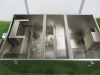 Adexa Stainless Steel Grease Trap Fat Separator, Size H30 x W60 x D35. Appears New/Unused. - 2