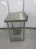 Hamoki Stainless Steel Prep Table with Shelf Under. Size H90 x W90 x D60cm - 4