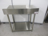 Hamoki Stainless Steel Prep Table with Shelf Under. Size H90 x W90 x D60cm - 5