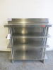 Stainless Steel Free Standing 4 Shelf Storage Rack. Size H115 x W100 x D30cm.