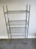 Vogue 4 Shelf Chrome Wire Rack. Size H185 x W90 x D45cm. - 5