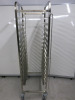 Hamoki Stainless Steel 15 Level Rack Trolley, Size H170 x W47 x D63cm.