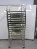 Hamoki Stainless Steel 15 Level Rack Trolley, Size H170 x W47 x D63cm. - 3