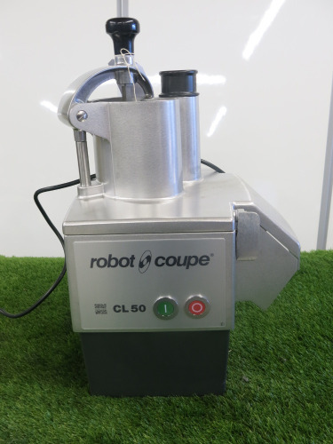 Robot Coupe Vegetable Preparation Machine, Model CL50E, S/N R4503133801. Supplied New 8/24 & Appears Unused.