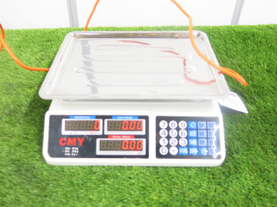 CMY 40kg Capacity Digital Price Weighing Scale.