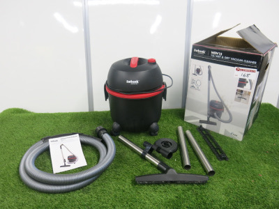 Ewbank Commercial Wet & Dry Vacuum Cleaner, Model WDV15. Comes in Original Box with Accessories & User Manual.