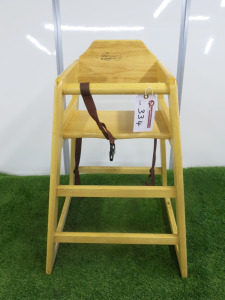 Tablecraft Products Pine Childrens High Chair.