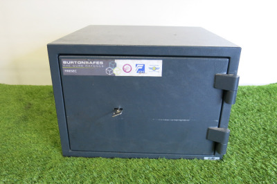 ECB-S Secure Safe Cabinet/Light Fire Storage Unit, Security Level 2, Size H34 x W48x D48cm. Comes with Key.