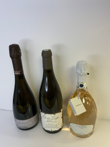 3 x Assorted Wines to Include: 1 x Valdobbiadene Prosecco, Bellenda, San Fermo, 2023 Brut, 75Cl. 1 x Ca' Dei Zago, Frizzante, Valdobbiadene Docg, 75cl. 1 x Fantini Gran Cuvee Rose, 75cl.