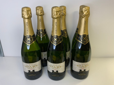 6 x Brut Stars Reserva Cava, Perelada, 2021, 75cl.