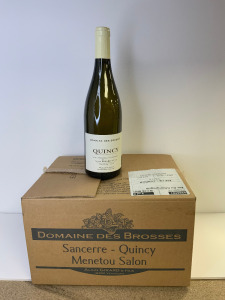 6 x Domaine Des Brosses, Quincy, White Wine, 2023, 75cl. NOTE: Comes in Box.