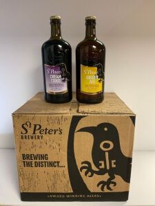 27 x Bottles of Assorted St Peters Beers & Stouts to Include: 18 x Bottles of Cream Stout, 500ml & 9 x Bottles of St Peters Golden Ale, 500ml.