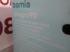 Boxed/New GoodHome Bamia Glass Angled Cooker Hood, Model GHAGRO90. - 2