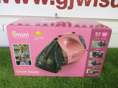 Boxed/New Swan Hand Held Carpet Sweeper, Model SC18410QOCN.