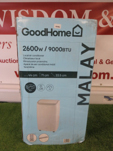 Boxed/New GoodHome 9000BTU Air Conditioner.