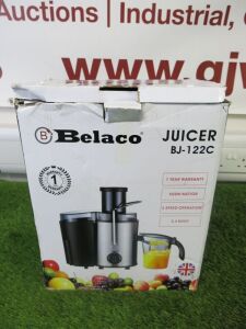 Boxed Belaco 500w Juice Extractor, Model BJ-122C.