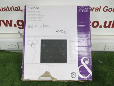 Boxed/New Cook & Lewis Induction Hob, Model CLIND60, Size 60cm.