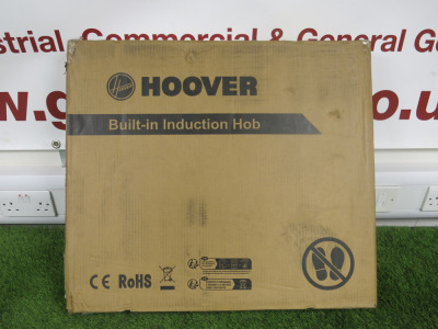 Boxed/New Hoover 4 Zone Induction Hob, Model H1642CWIFITT, Size 60cm.