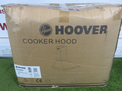 Boxed/New Hoover Wall Mounted Cooker Hood, Model HCE160N/1.