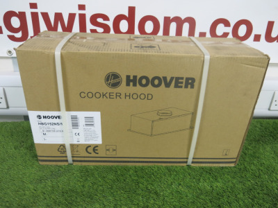 Boxed/New Hoover Built In Cooker Hood, Model HBG152NS/1