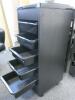 6 x Hair Stylist Mobile Plastic Trolley with 5 x Draws & Utensil Holder to Top - 4