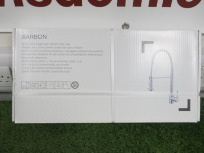 Boxed/New Barbon Spring Neck Single Lever Kitchen Mixer Tap.