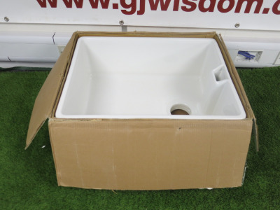 Boxed/New Cooke & Lewis Chadwick Belfast Sink, Size 60cm.