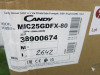 Boxed/New Candy 900w Integrated Microwave Oven, Model MIC25GDFX-80, S/N 3890067423130063. - 2