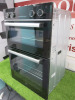 Beko Built In Double Oven, Model BBDQF24300B, S/N 2310040105. Size H89 x W59 x D52cm. NOTE: appears little used. - 2