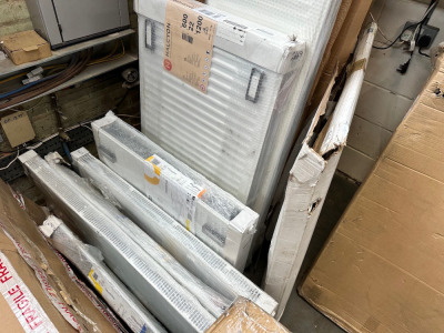 59 x Assorted Sized & Branded Radiators & Towel Rails.