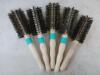 10 x Wooden Handle Round Brushes. (As Viewed/Pictured) - 2