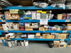 Approx 95 x Assorted Hardware Stock to Include: Clock, Foot Pump, Key Boxes, Gas Detection Kit, Loft Storage Stilt, Mobile Mains Power Unit, Finishing Plane, Auto Polisher, Hand Rope Winch, Bins, Small Car Vacuum Cleaners, Safes, Tile Cutters etc.