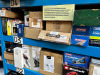 Approx 95 x Assorted Hardware Stock to Include: Clock, Foot Pump, Key Boxes, Gas Detection Kit, Loft Storage Stilt, Mobile Mains Power Unit, Finishing Plane, Auto Polisher, Hand Rope Winch, Bins, Small Car Vacuum Cleaners, Safes, Tile Cutters etc. - 6