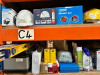 4 x Shelves with 13 x Crates and Quantity of Loose Assorted Hardware Items (As Viewed). - 3