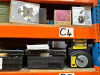 4 x Shelves with 13 x Crates and Quantity of Loose Assorted Hardware Items (As Viewed). - 5