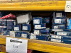 5 x Shelves with Large Quantity of Branded Bosch, Blueprint, Febi Bilestein Car Parts & Consumables to Include: Brake Pads & Discs, Brake Shoes, Belts, Filters, Alternators, Bulbs, Thermostats, Wheel Bearing Kits etc. For Assorted Vehicles (As Viewed & I - 9