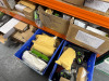 4 x Shelves of Assorted GTECH & GTECH Pro Spares & Accessories to Include: Heads, Battery Pack, Bin Assembly, Pivot Yoke, Power Floor Head Nylon End Cap, Filters etc (As Viewed/Inspected). - 8