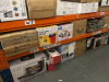 12 x Shelves of Assorted Household, Domestic, Kitchen Ware Appliances & Items to Include: Toasters, Kettles, Mini Fridges, Waffle Makers, Pop Corn Makers, Blender, Mixer, Electric Knife, Fondue, Water Filter, Can Opener, Hot Plate, Hot Press, Mini Washing - 6