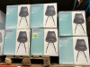 20 x Boxed GoodHome Marula Fixed Leg Padded Chairs to Include: 5 x White, 5 x Light Grey & 10 x Dark Grey. - 3