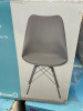 20 x Boxed GoodHome Marula Fixed Leg Padded Chairs to Include: 5 x White, 5 x Light Grey & 10 x Dark Grey. - 8