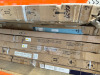 3 x Shelves with Large Assortment of Thermostatic Multihead Showers, Freestanding Bath Shower Mixer & Shower Screens to Include: 7 x Assorted GoodHome Walk-In, Sliding & Pivot Door Shower Screens, 72 x Assorted Shower/Mixers with Brands Mira/GoodHome/Cook - 9