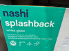 21 x GoodHome Splashbacks to Include: 5 x Kasei Stainless Steel Gun Metal Effect 80 x 90 x 1cm, 3 x Nashi White Glass 60 x 80 x 0.5cm, 10 x Nashi Black Glass 90 x 80 x 0.5cm, 2 x Nashi Anthracite Glass 80 x 90 x 0.5cm & 1 x Nashi Ivory Glass 90 x 80 x 0.5 - 5