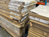 40 x Boxed Dining Table Top (ABPT4011-D53) in Wood Effect Dark Oak, Size 140 x 3.8 x 90cm (Legs Not Included). - 3