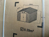 9m2 Metal Garden Shed in 3 of 3 Boxes, with Additional 8.39m2 Garden Shed Box 1 of 2 Only & 1 x Other Box of Garden Shed Parts (Unknown). - 4
