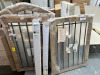3 x Black Metal Garden Gates & 3 x Packs of 3 Metal Landing Balustrade.